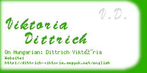 viktoria dittrich business card